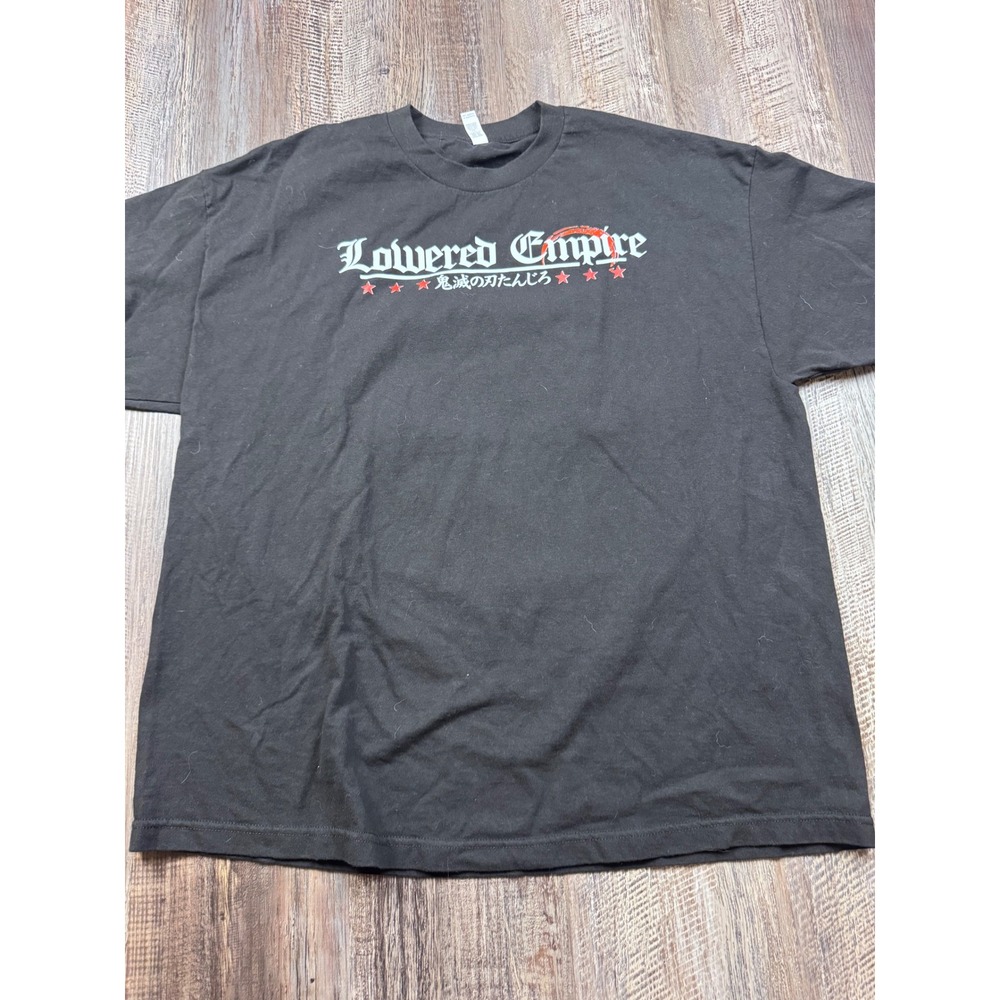Lowered Empire Nissan GTR R35 Anime Graphic T-Shirt Mens 2XL Black Alstyle Tee